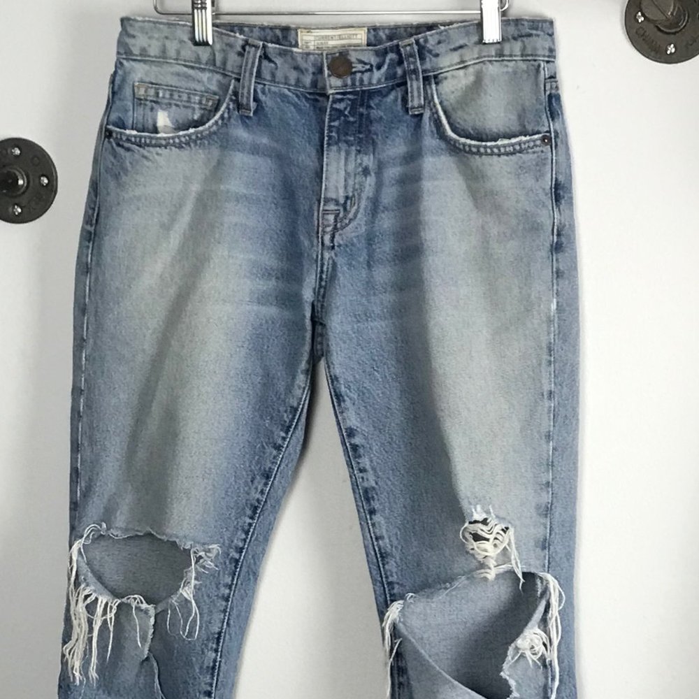 Current/Elliot The Fling Relaxed Fit Jean in Pinyon Destroy Wash